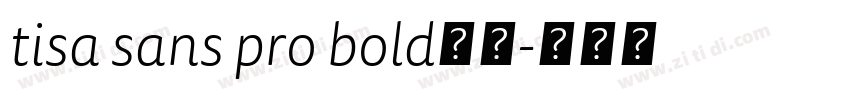 tisa sans pro bold字体字体转换